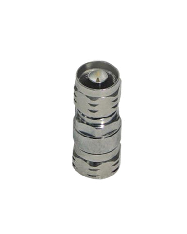N-Male Connector DC-3800MHz Clamp Type -130dBc 1/2" Feeder Cable Brass Tri-Metal