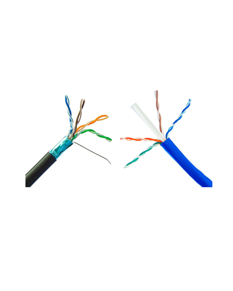 CAT6 SFTP Cable 24AWG Aluminum Wire Outdoor